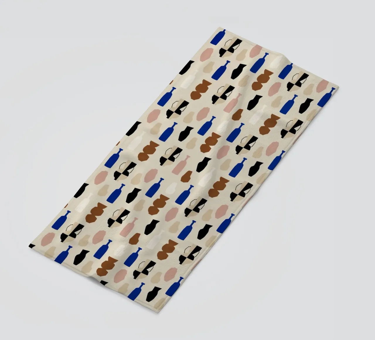 Bottle Pattern strandhanddoek van treechild