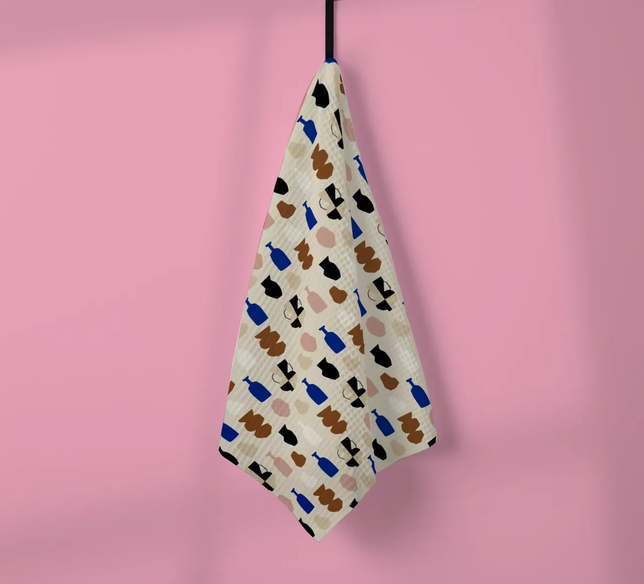 Bottle Pattern paño de cocina de treechild
