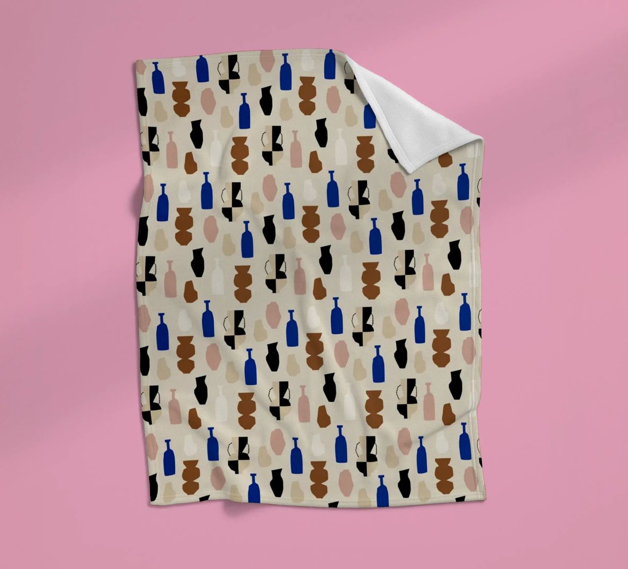 Bottle Pattern coperta in pile da treechild
