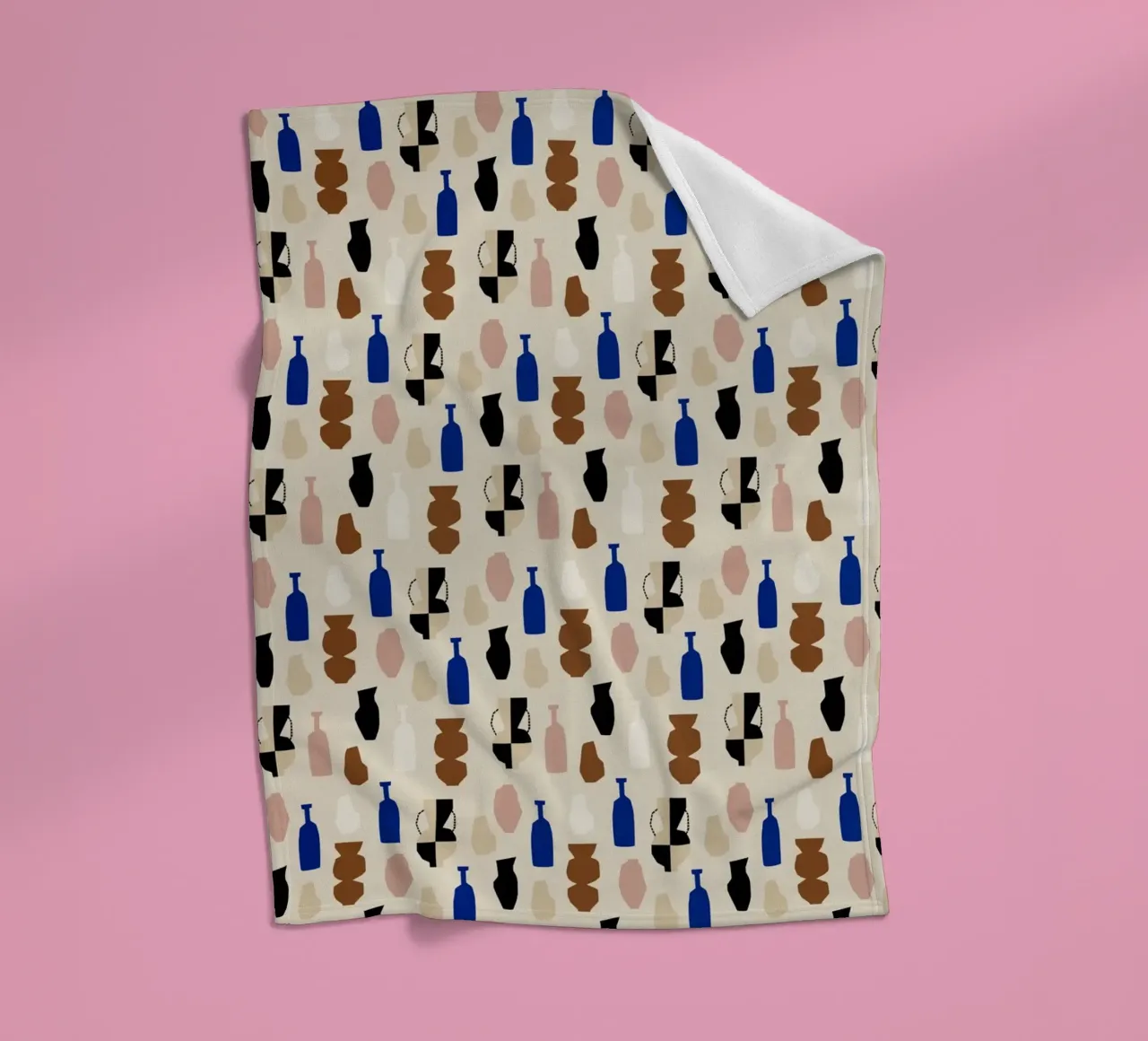 Bottle Pattern Fleecedecke von treechild