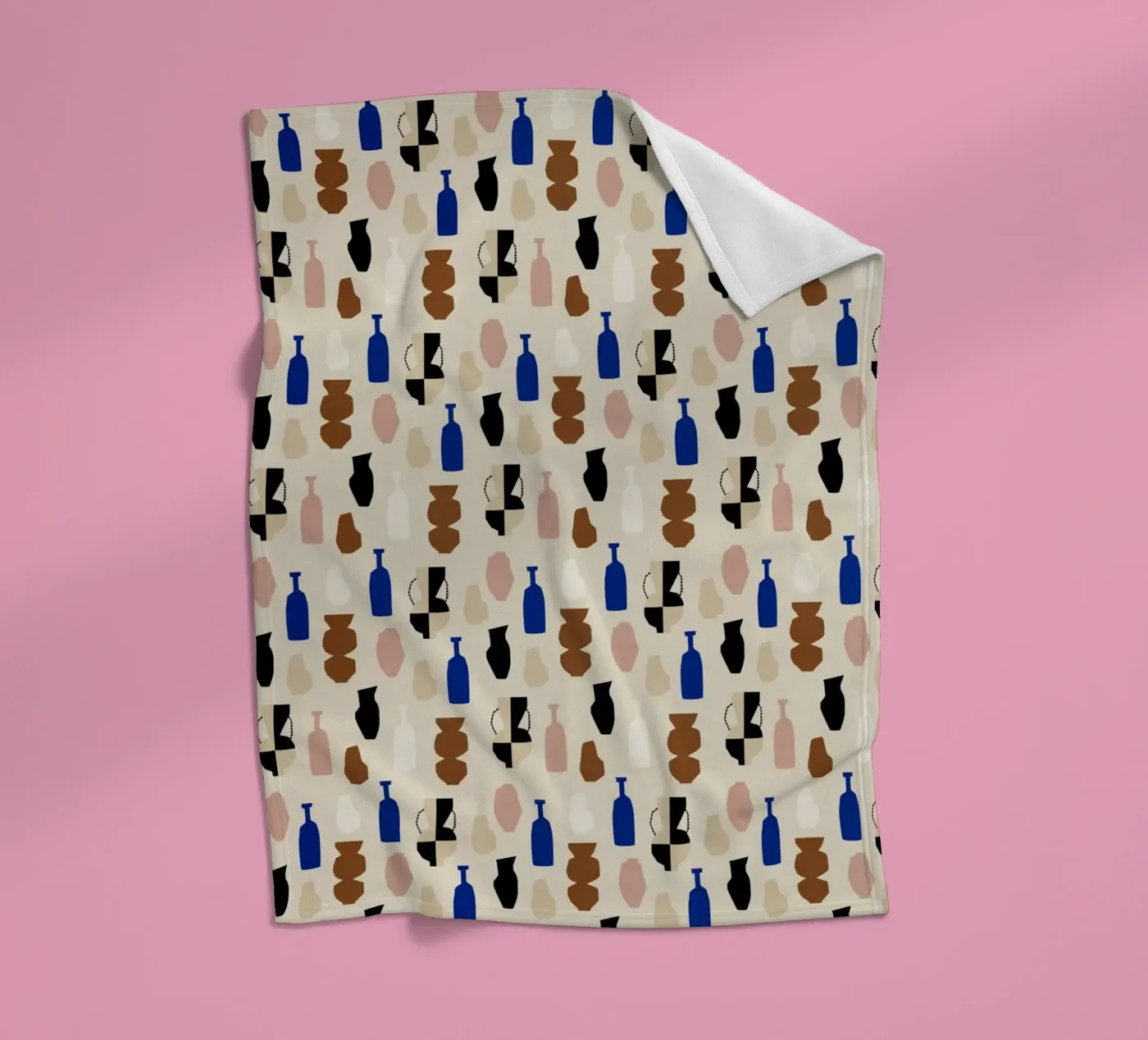 Bottle Pattern plaid polaire de treechild