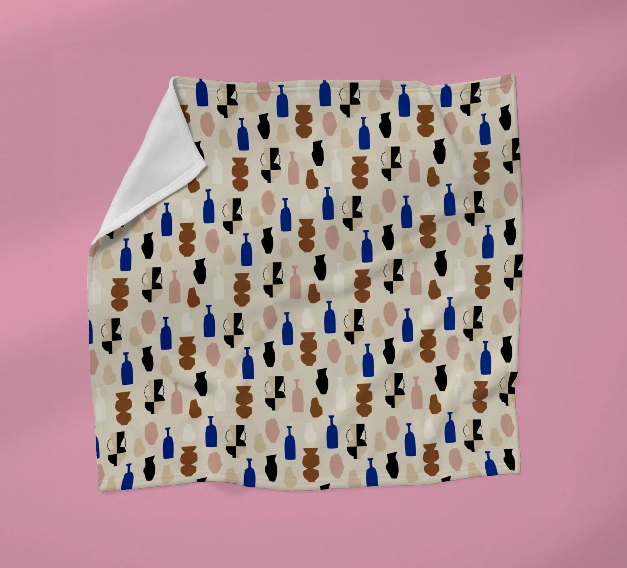 Bottle Pattern coperta in pile da treechild