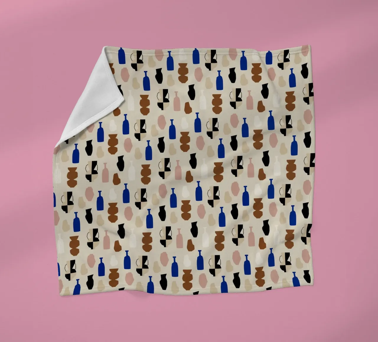 Bottle Pattern Fleecedecke von treechild