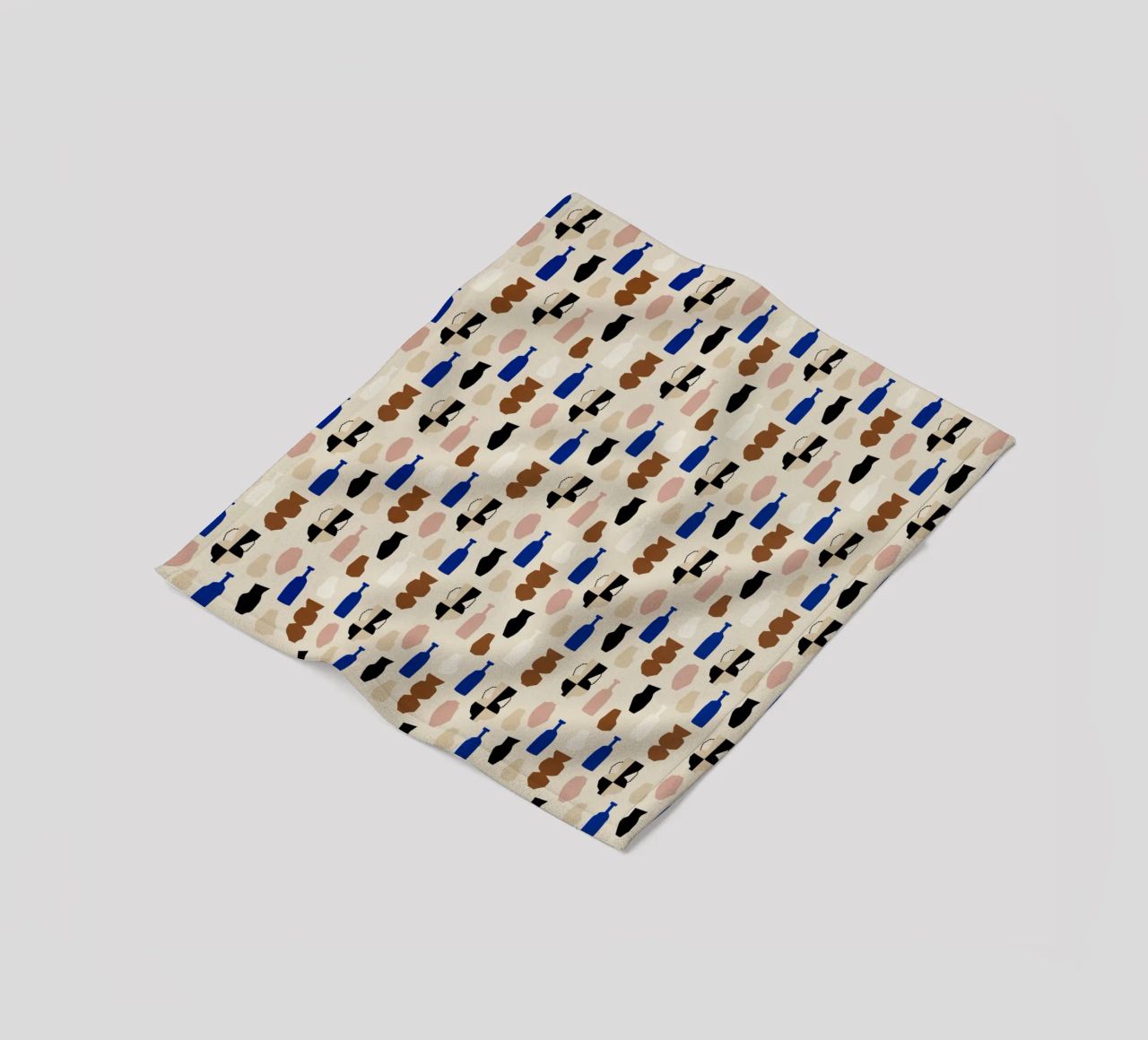 Bottle Pattern coperta in pile da treechild