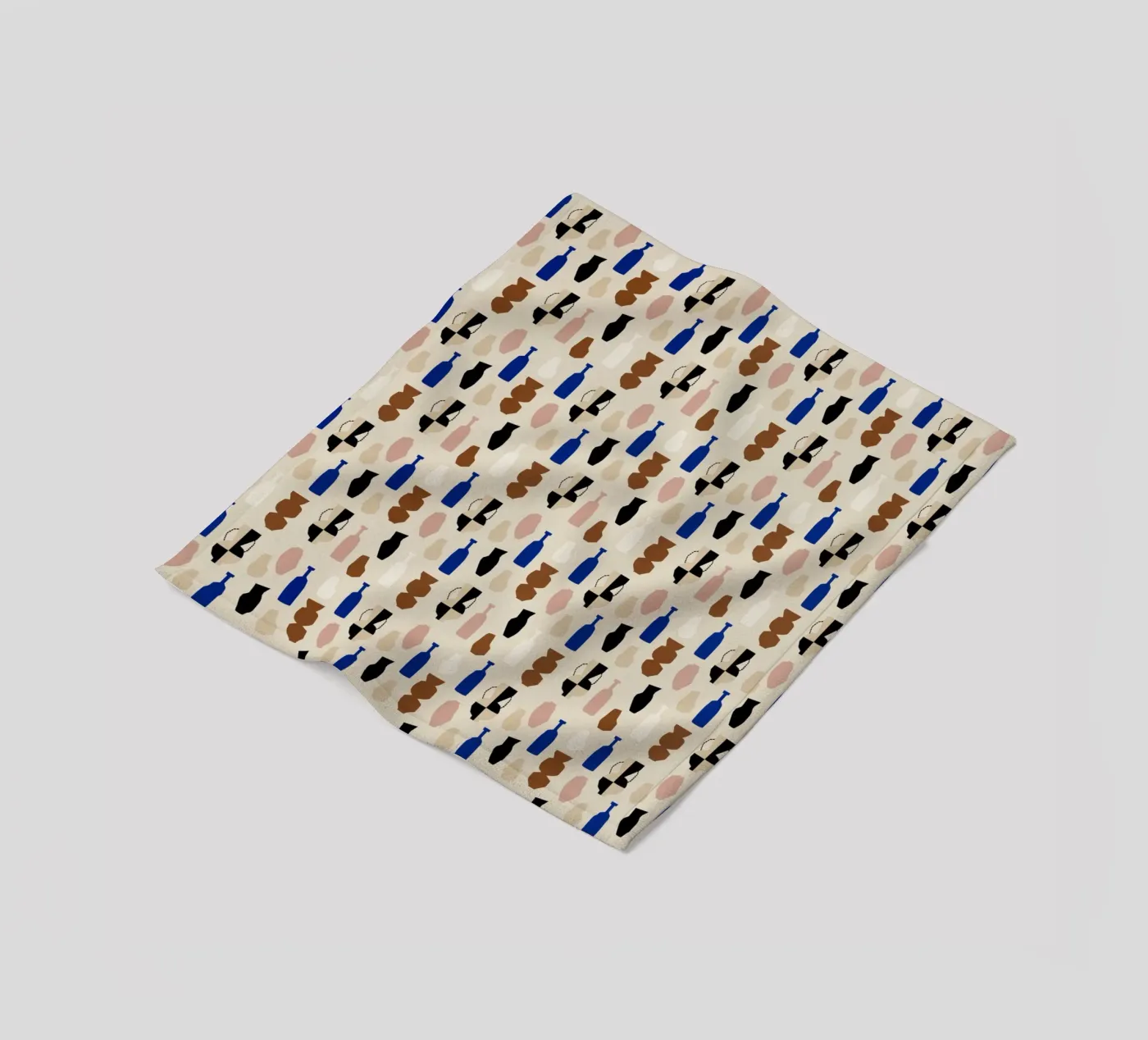 Bottle Pattern plaid polaire de treechild