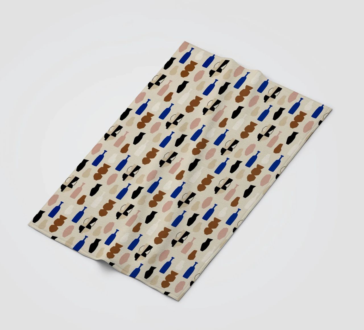 Bottle Pattern coperta in pile da treechild