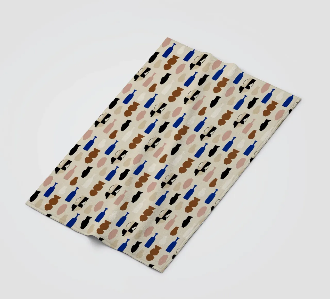 Bottle Pattern Fleecedecke von treechild