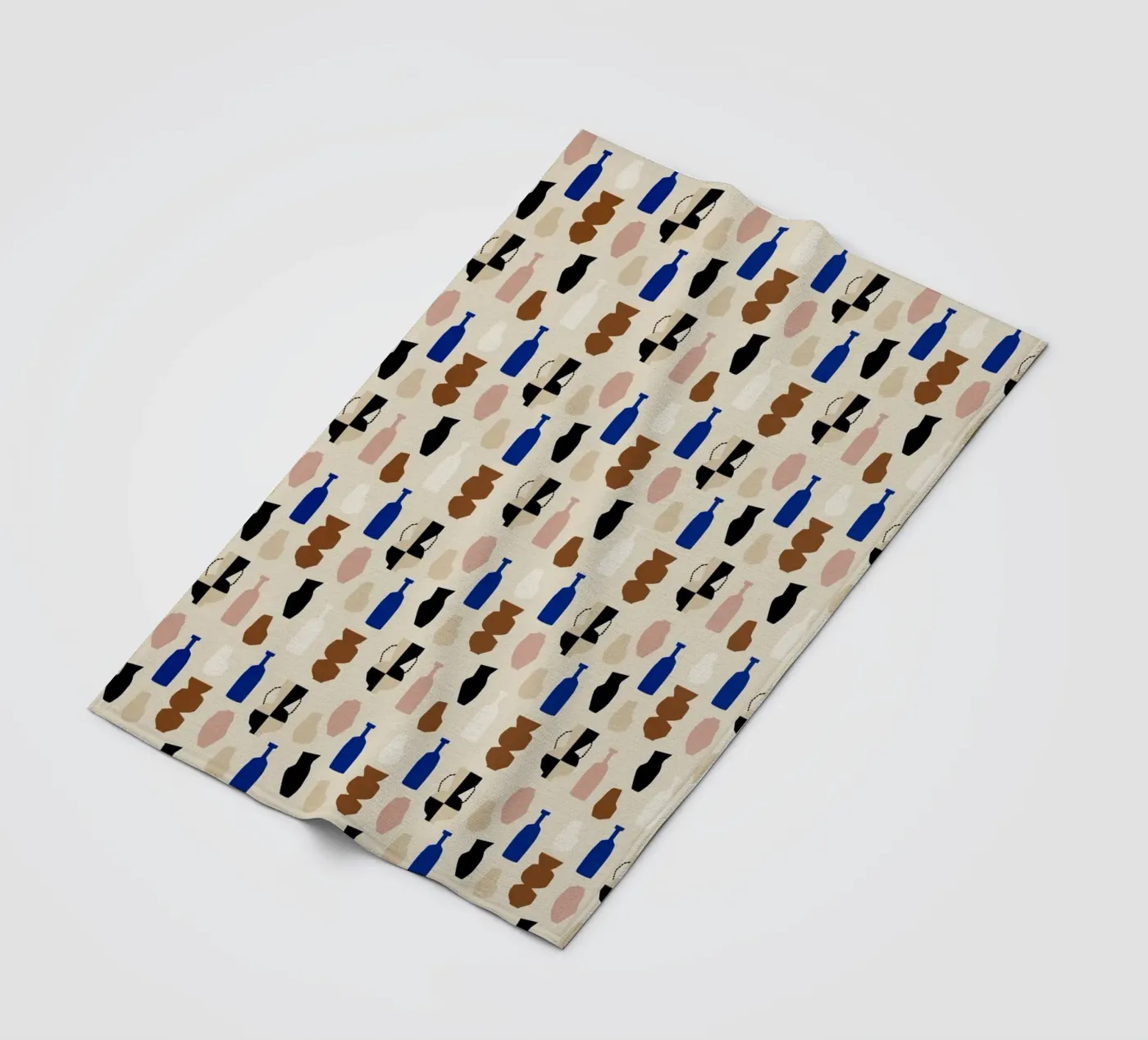 Bottle Pattern plaid polaire de treechild