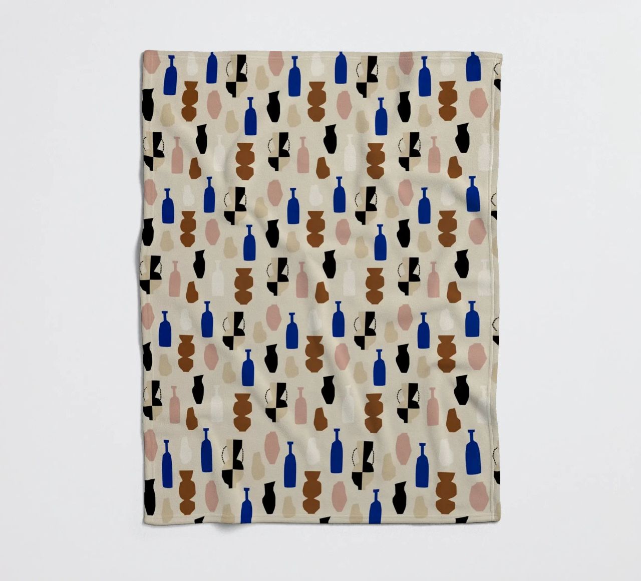Bottle Pattern coperta in pile da treechild