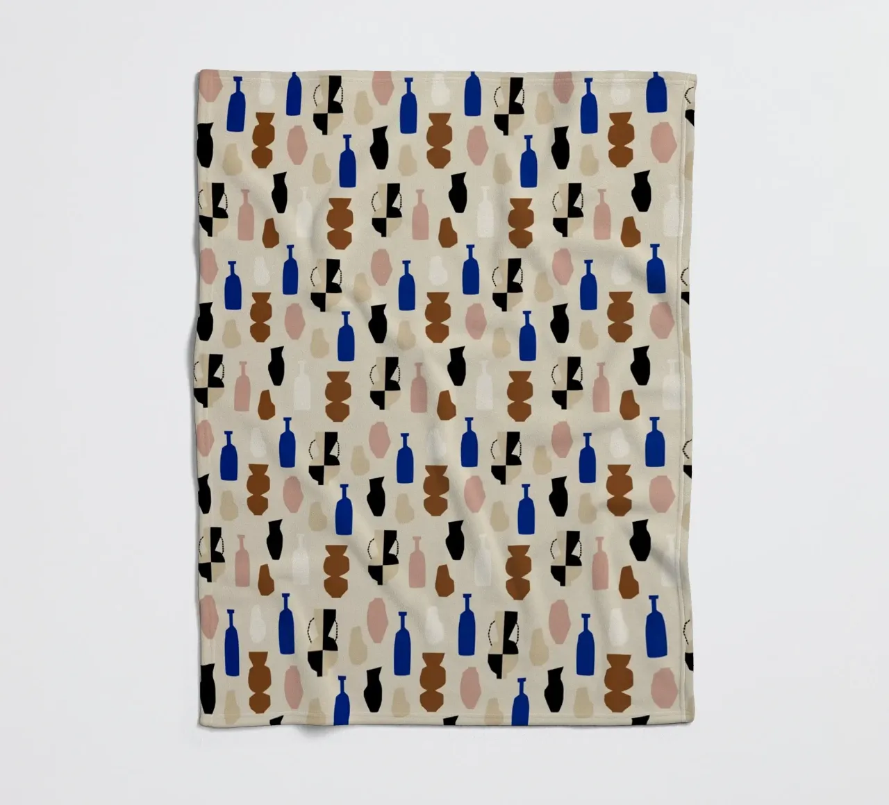 Bottle Pattern Fleecedecke von treechild