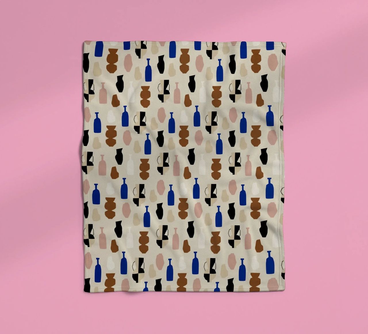 Bottle Pattern coperta in pile da treechild
