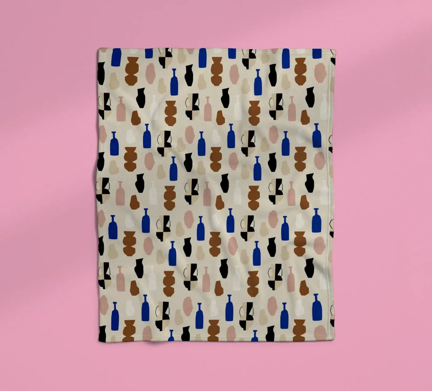 Bottle Pattern plaid polaire de treechild