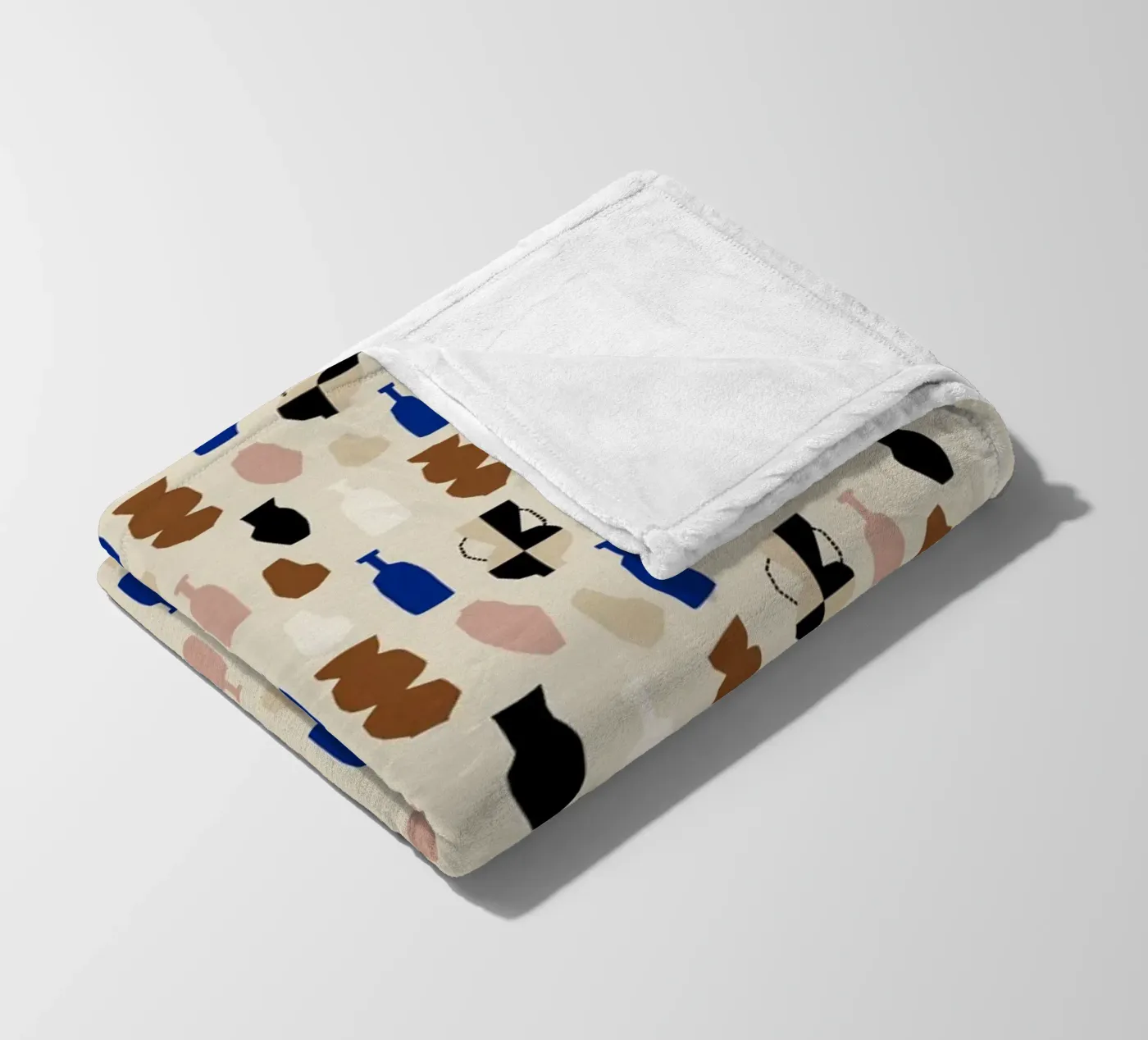 Bottle Pattern plaid polaire de treechild