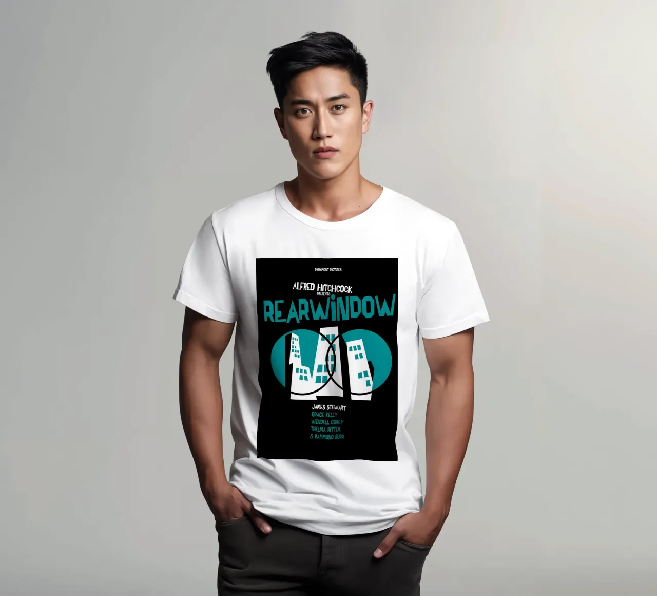 Rear Window. t-shirt da Attaboy Dsgn
