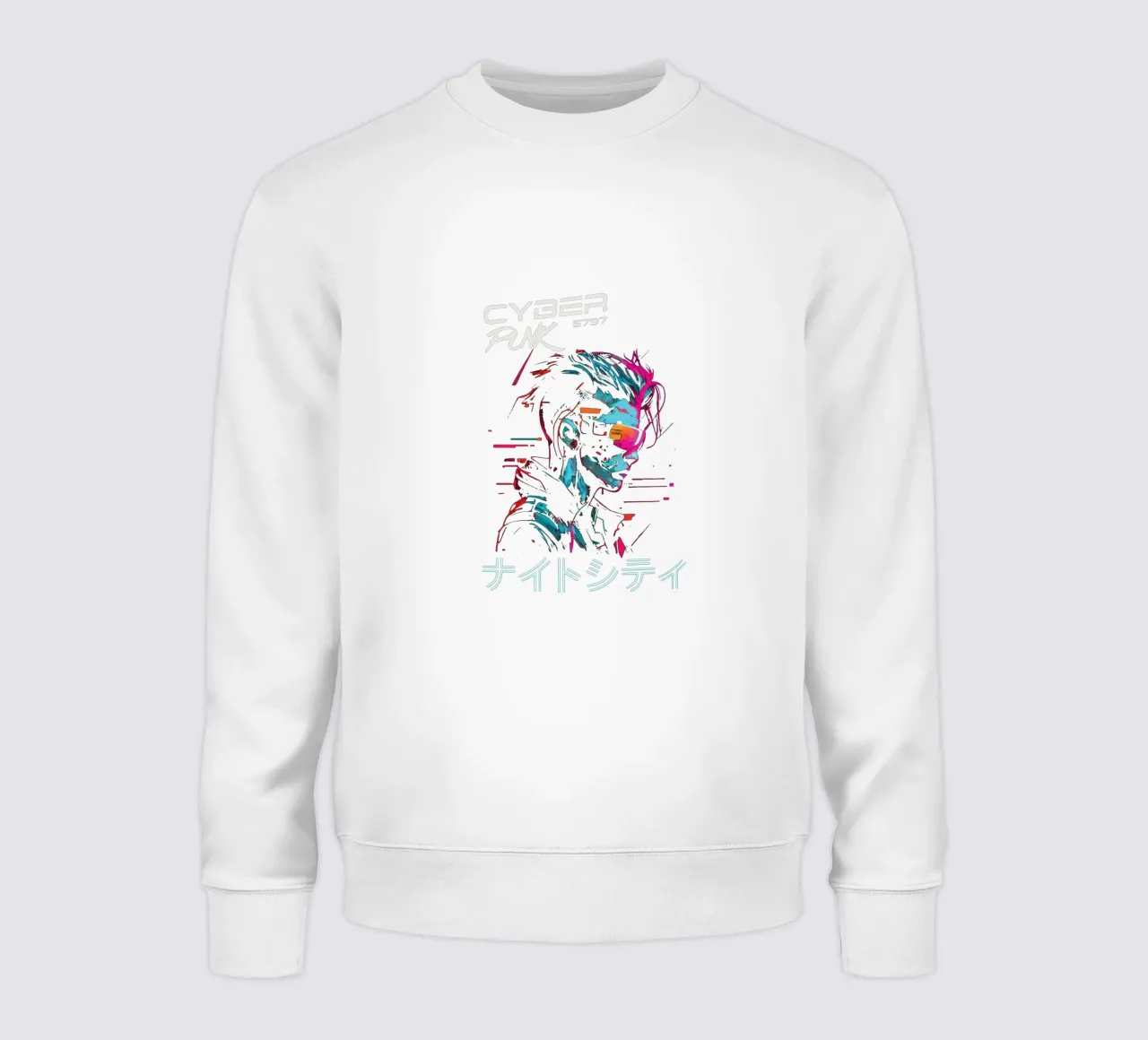 Ragazza CyberPunk Giappone felpa da Gunawan Rb