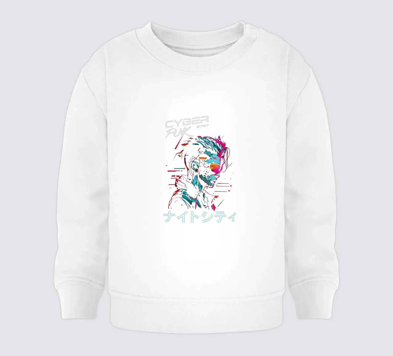 Ragazza CyberPunk Giappone felpa neonato da Gunawan Rb