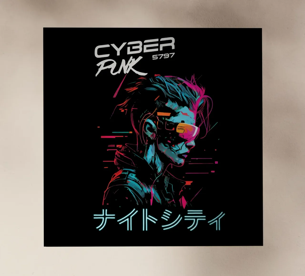 Ragazza CyberPunk Giappone pellicola backlit da Gunawan Rb