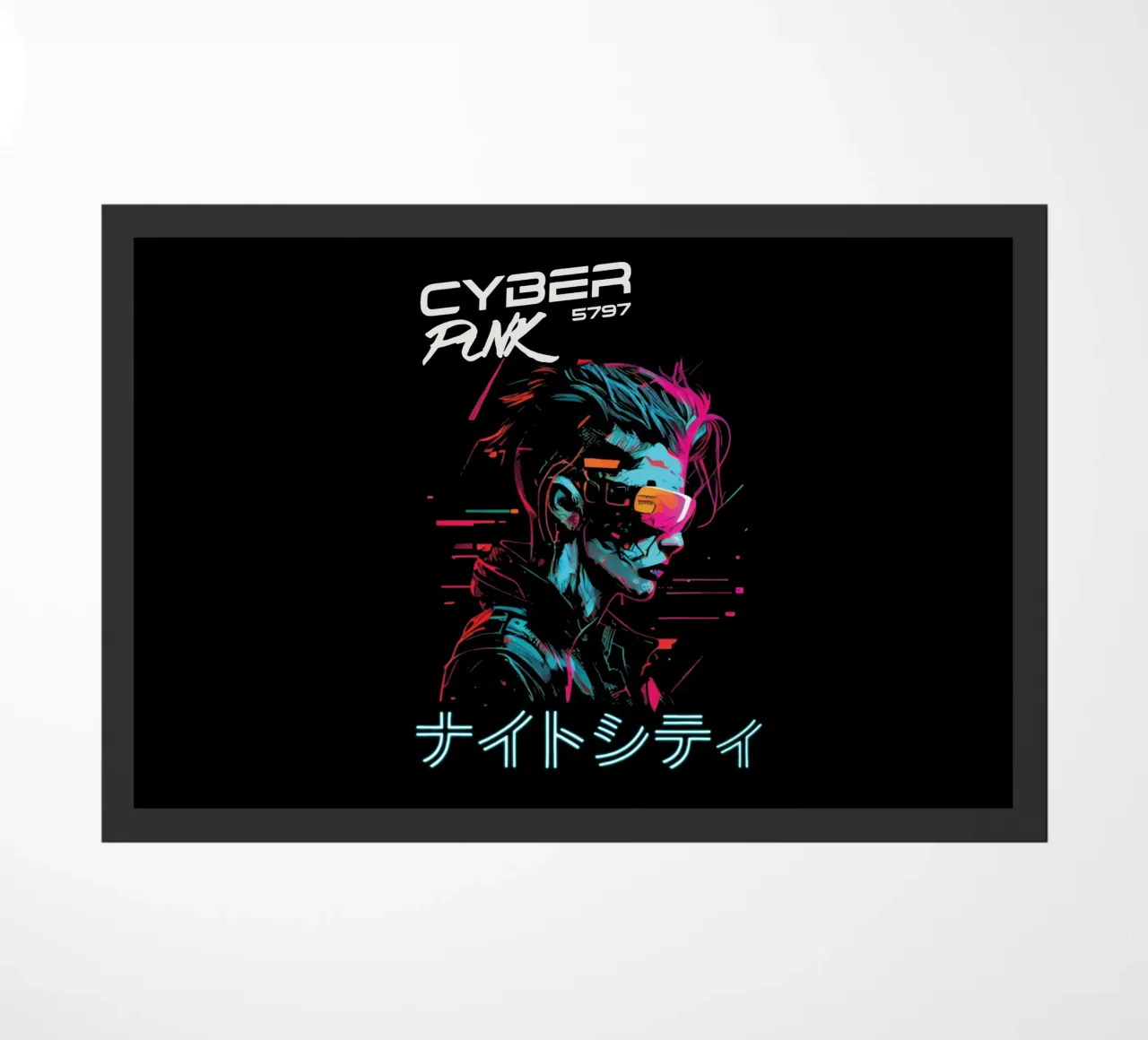 Ragazza CyberPunk Giappone zerbino da Gunawan Rb