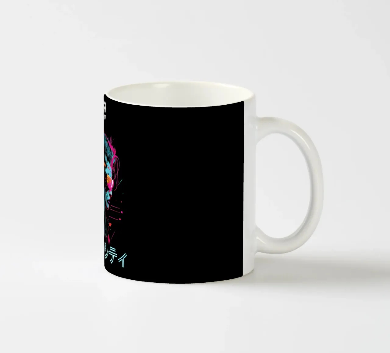 Ragazza CyberPunk Giappone tazza in ceramica da Gunawan Rb