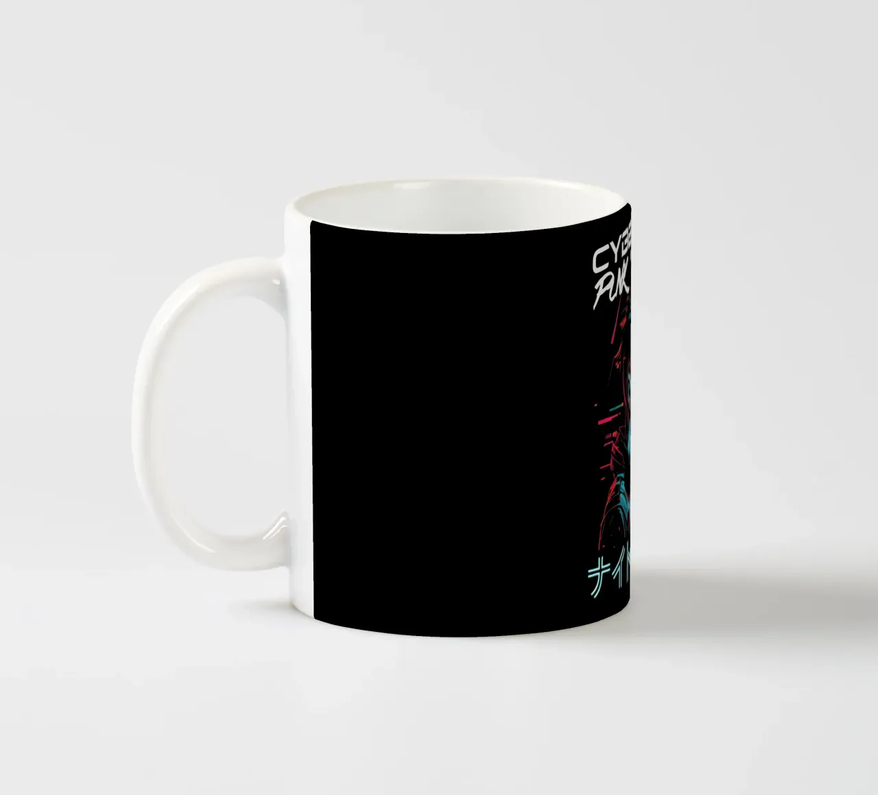 Ragazza CyberPunk Giappone tazza in ceramica da Gunawan Rb