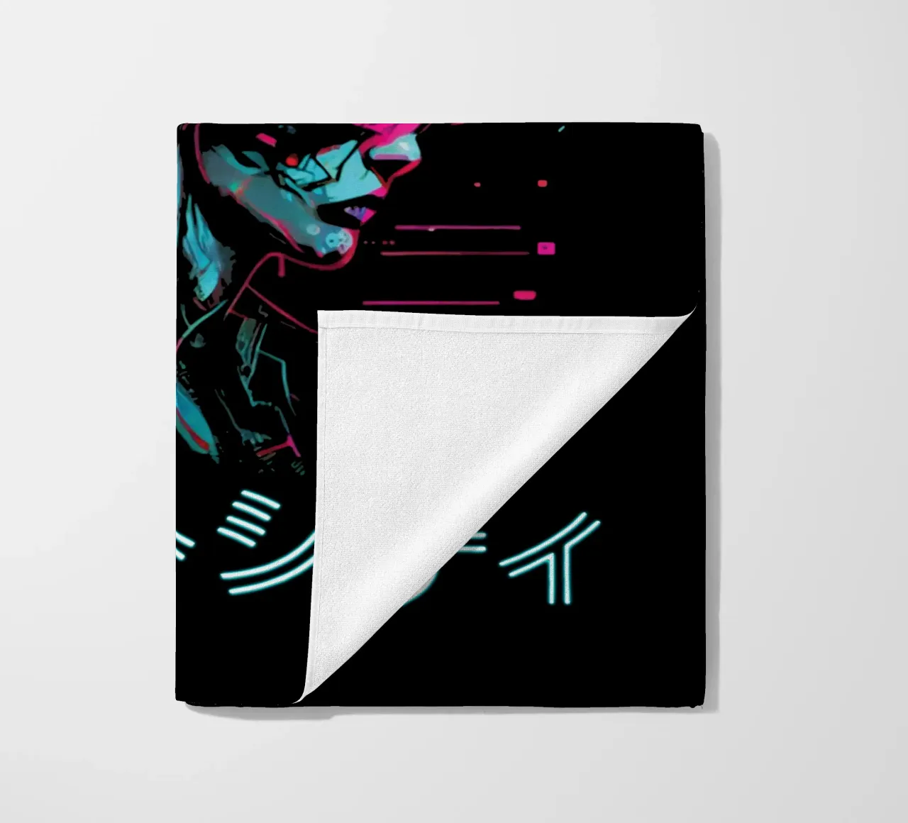 Ragazza CyberPunk Giappone telo mare da Gunawan Rb
