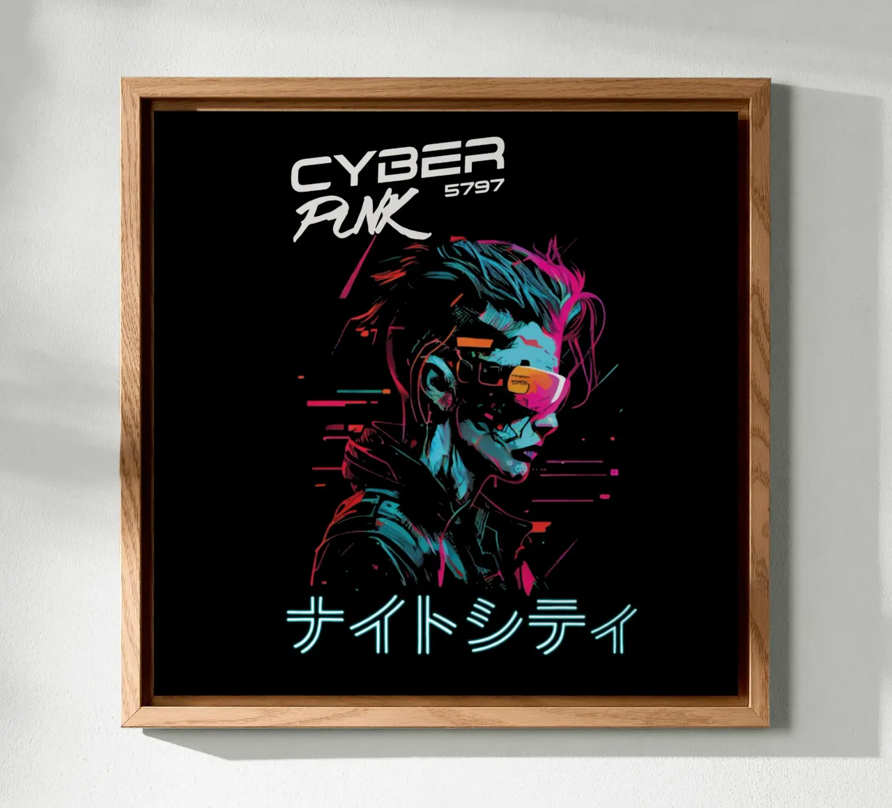 Ragazza CyberPunk Giappone alluminio dibond da Gunawan Rb