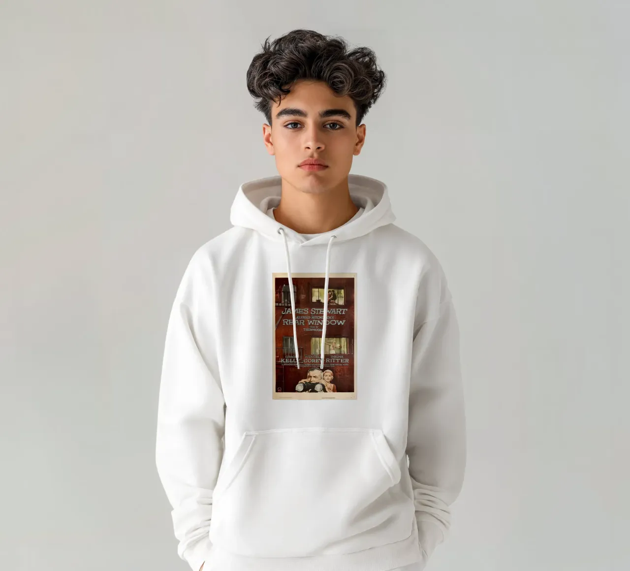 Rear Window 2 felpa con cappuccio da Attaboy Dsgn