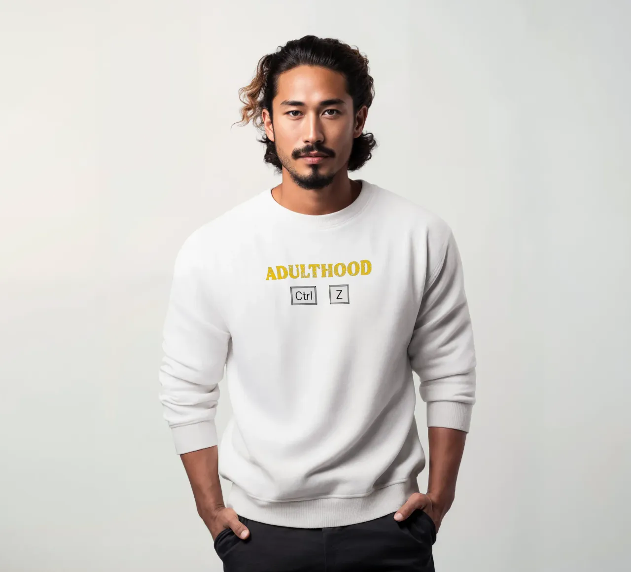 Erwachsensein Ctrl Z Tech Geek Codierung und Programmierung Sweatshirt von sillyindustries