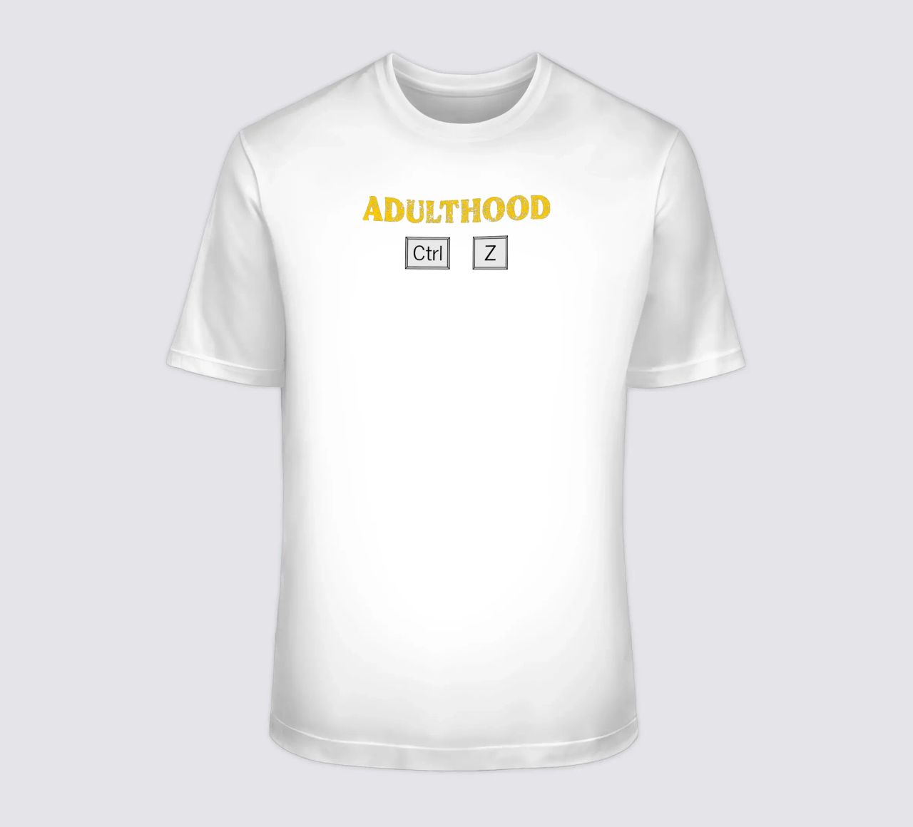 Volwassenheid Ctrl Z Tech Geek Coderen en programmeren t-shirt van sillyindustries