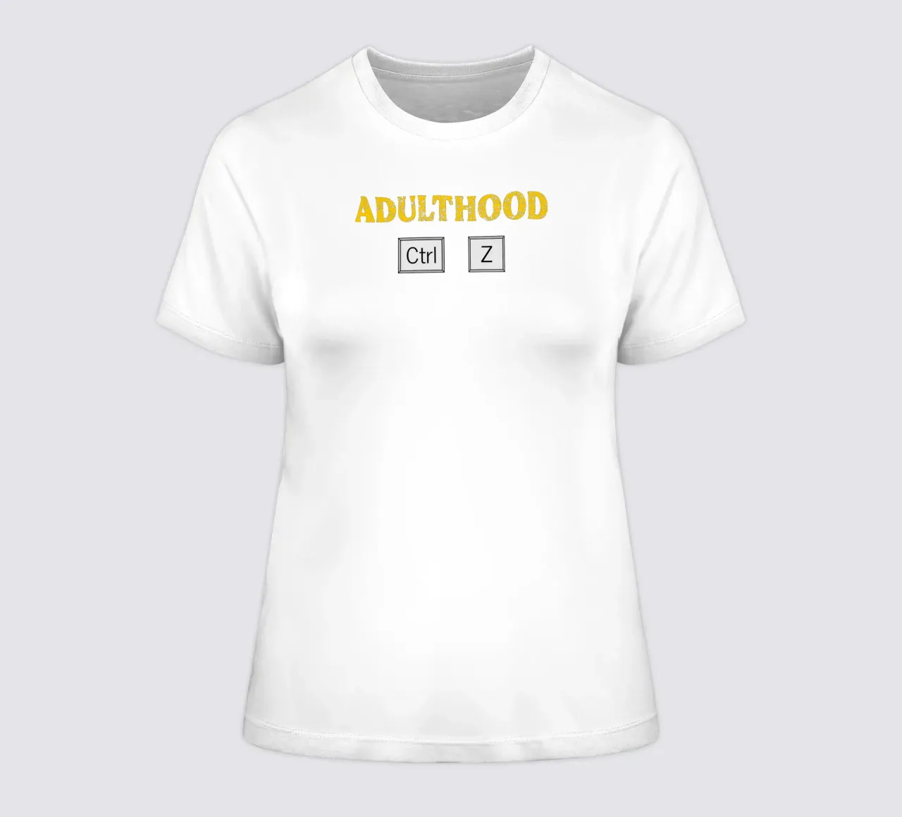 L'âge adulte Ctrl Z Tech Geek Codage et programmation t-shirt ajusté pour femmes de sillyindustries