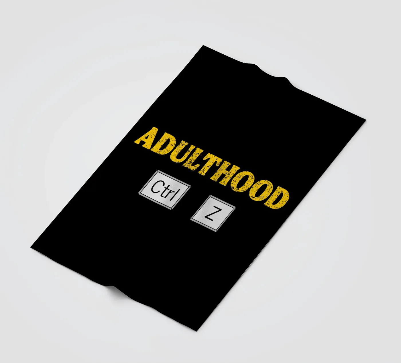 Adulthood Ctrl Z Tech Geek Coding and Programming coperta in pile da sillyindustries