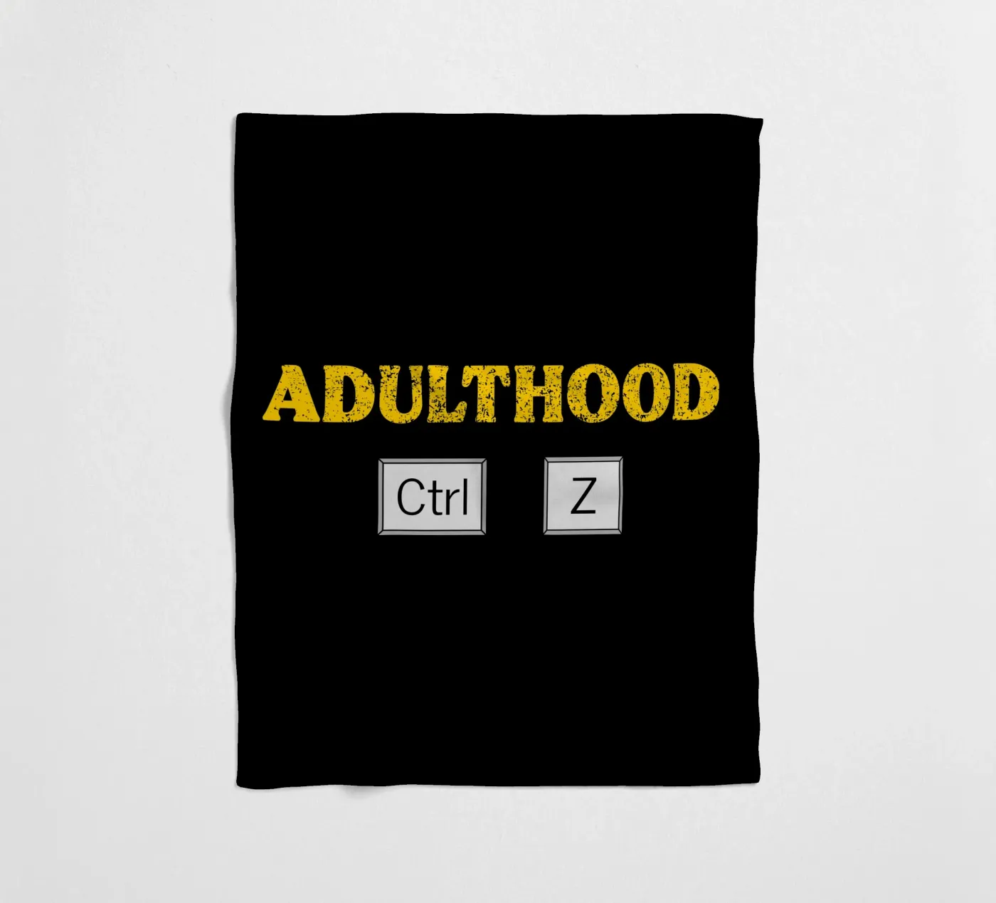 Adulthood Ctrl Z Tech Geek Coding and Programming coperta in pile da sillyindustries
