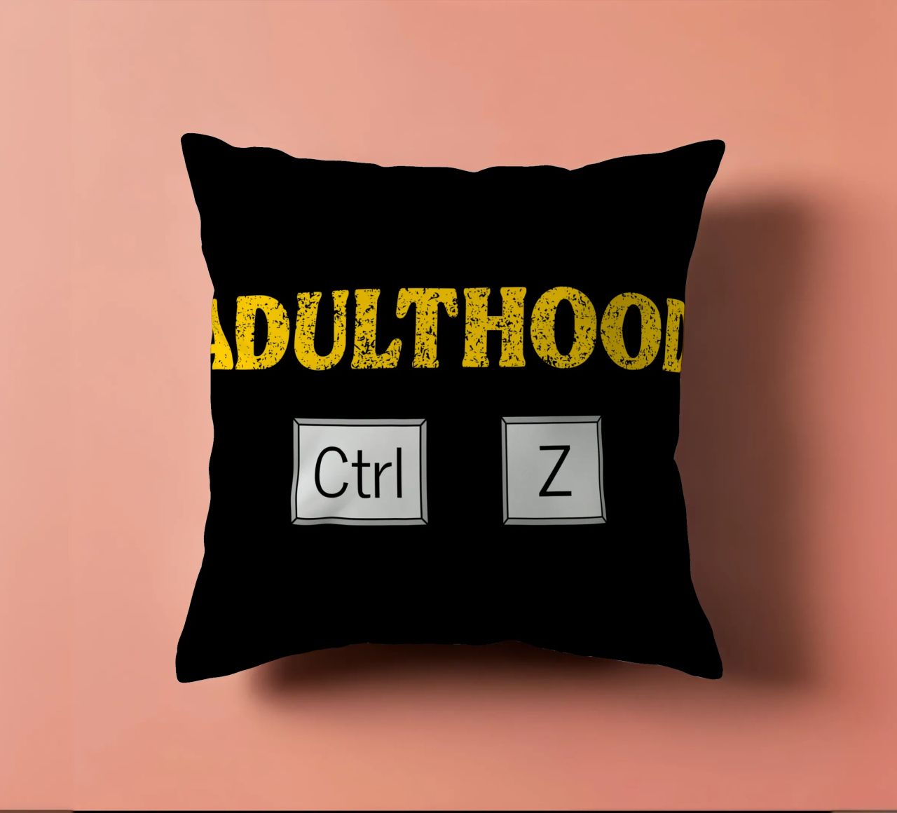 Volwassenheid Ctrl Z Tech Geek Coderen en programmeren kussen van sillyindustries