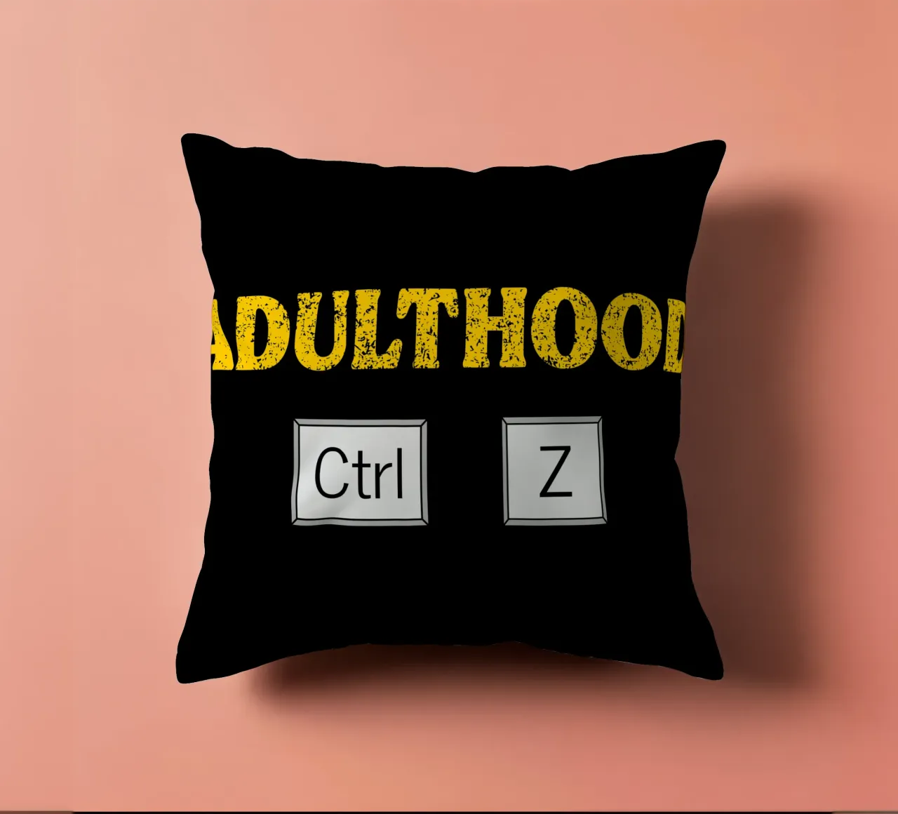 Volwassenheid Ctrl Z Tech Geek Coderen en programmeren kussen van sillyindustries