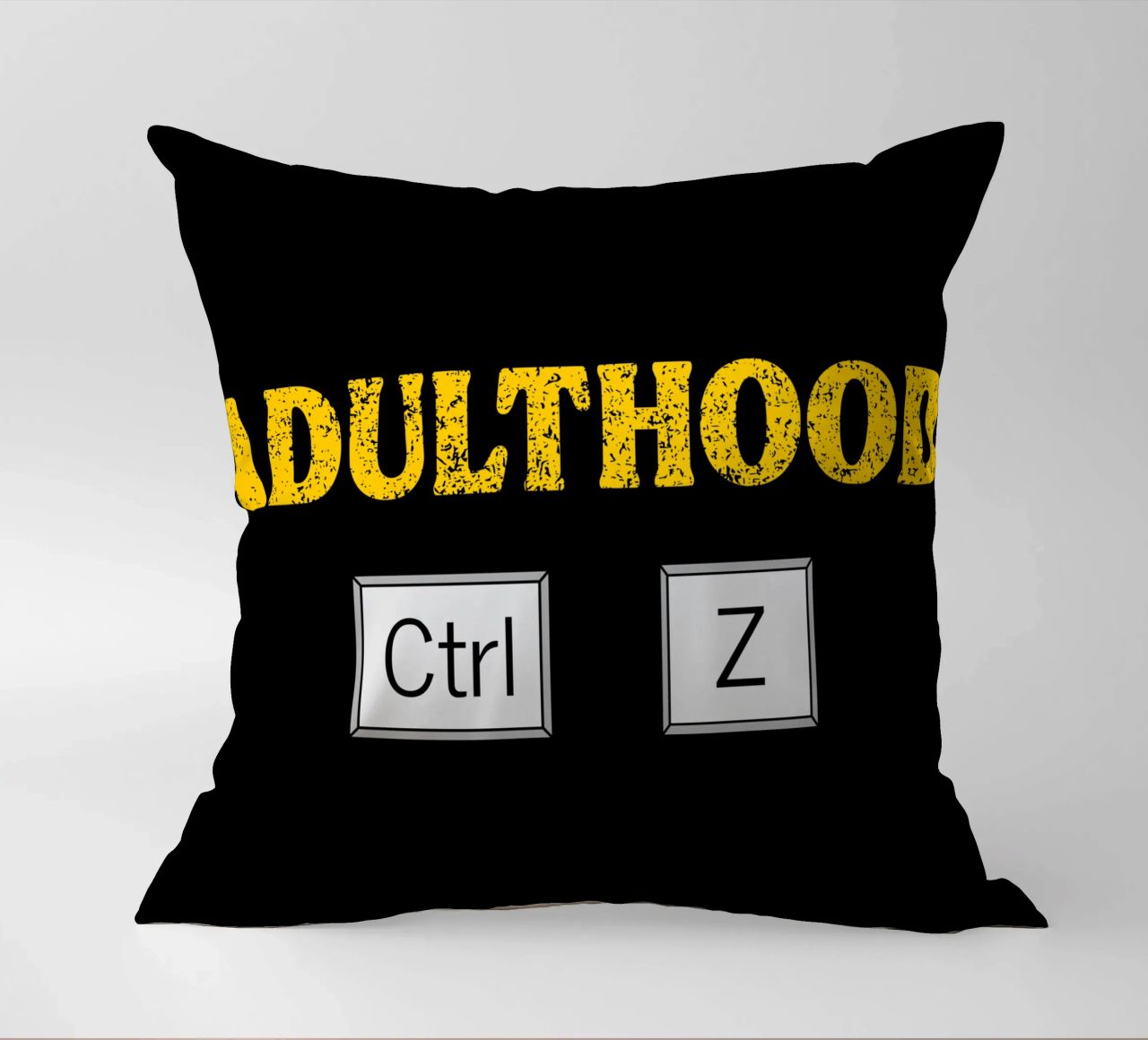 Volwassenheid Ctrl Z Tech Geek Coderen en programmeren kussen van sillyindustries