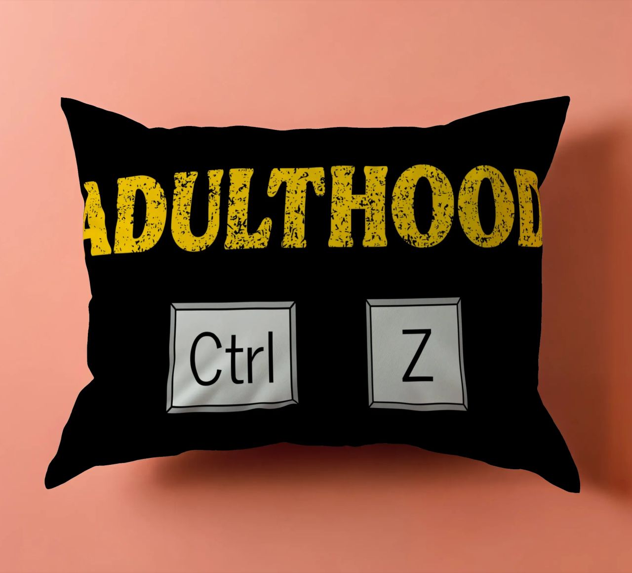 Volwassenheid Ctrl Z Tech Geek Coderen en programmeren kussen van sillyindustries