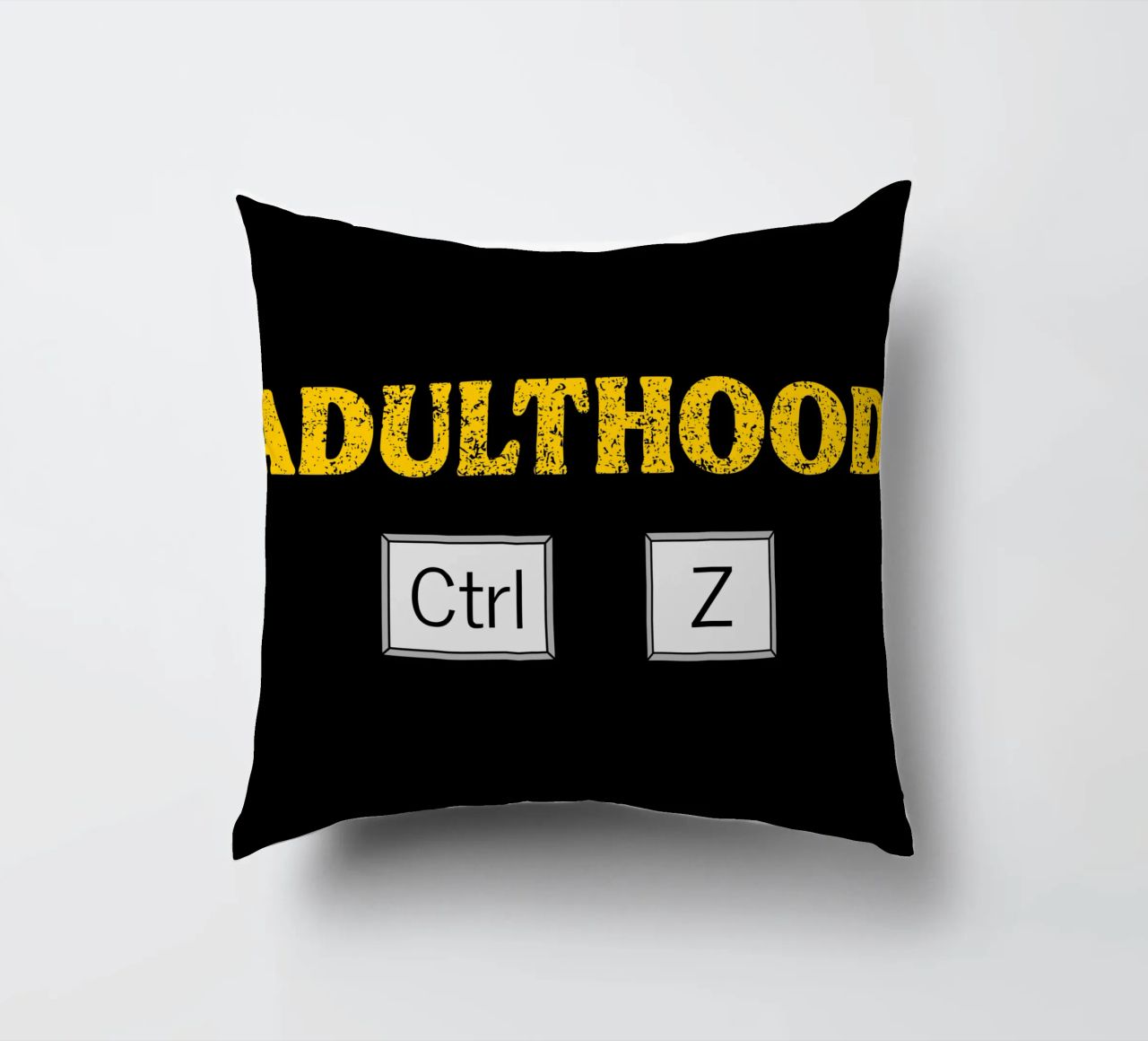 Volwassenheid Ctrl Z Tech Geek Coderen en programmeren kussen van sillyindustries