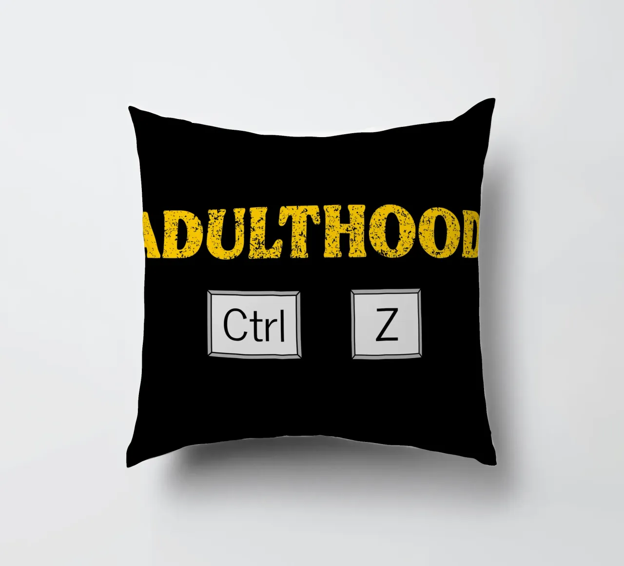 Erwachsensein Ctrl Z Tech Geek Codierung und Programmierung Kissen von sillyindustries