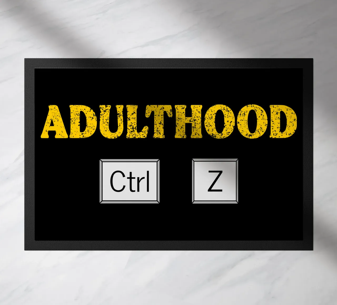 Edad adulta Ctrl Z Geek de la tecnología Codificación y programación felpudo de sillyindustries