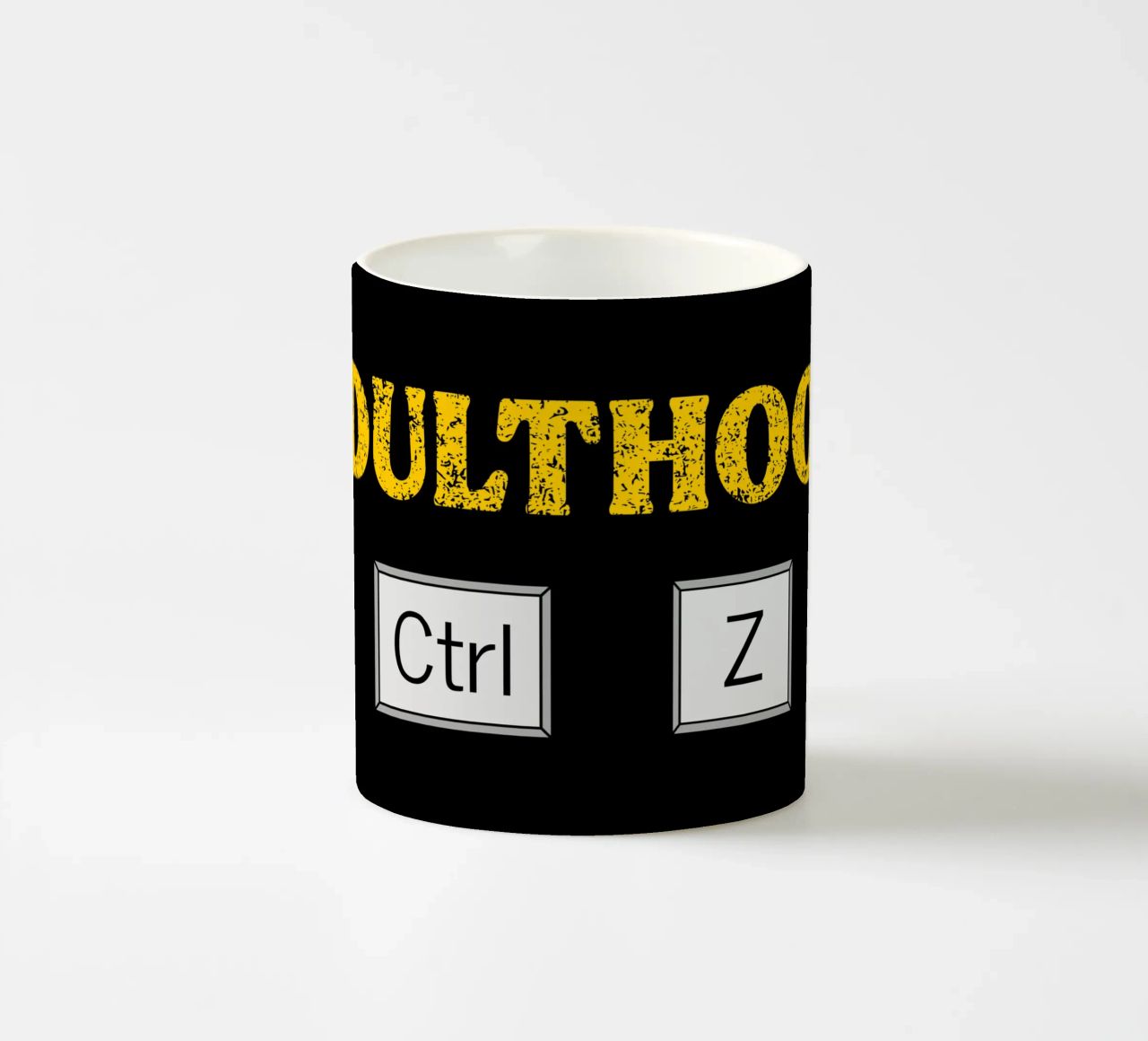 Volwassenheid Ctrl Z Tech Geek Coderen en programmeren keramische mok van sillyindustries