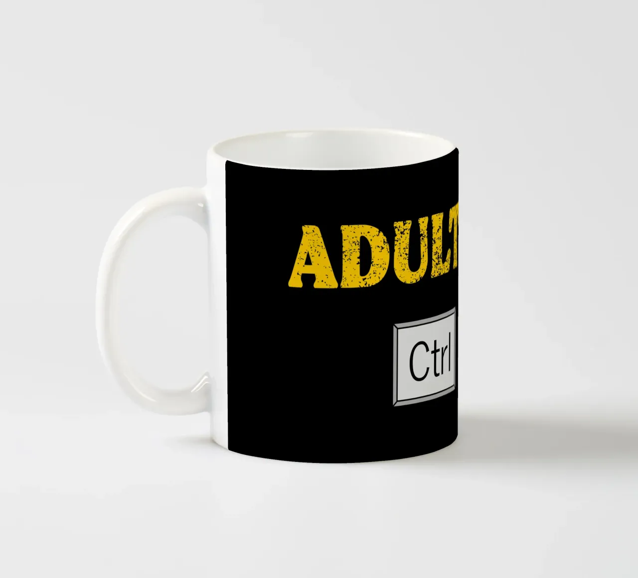 L'âge adulte Ctrl Z Tech Geek Codage et programmation mug en céramique de sillyindustries