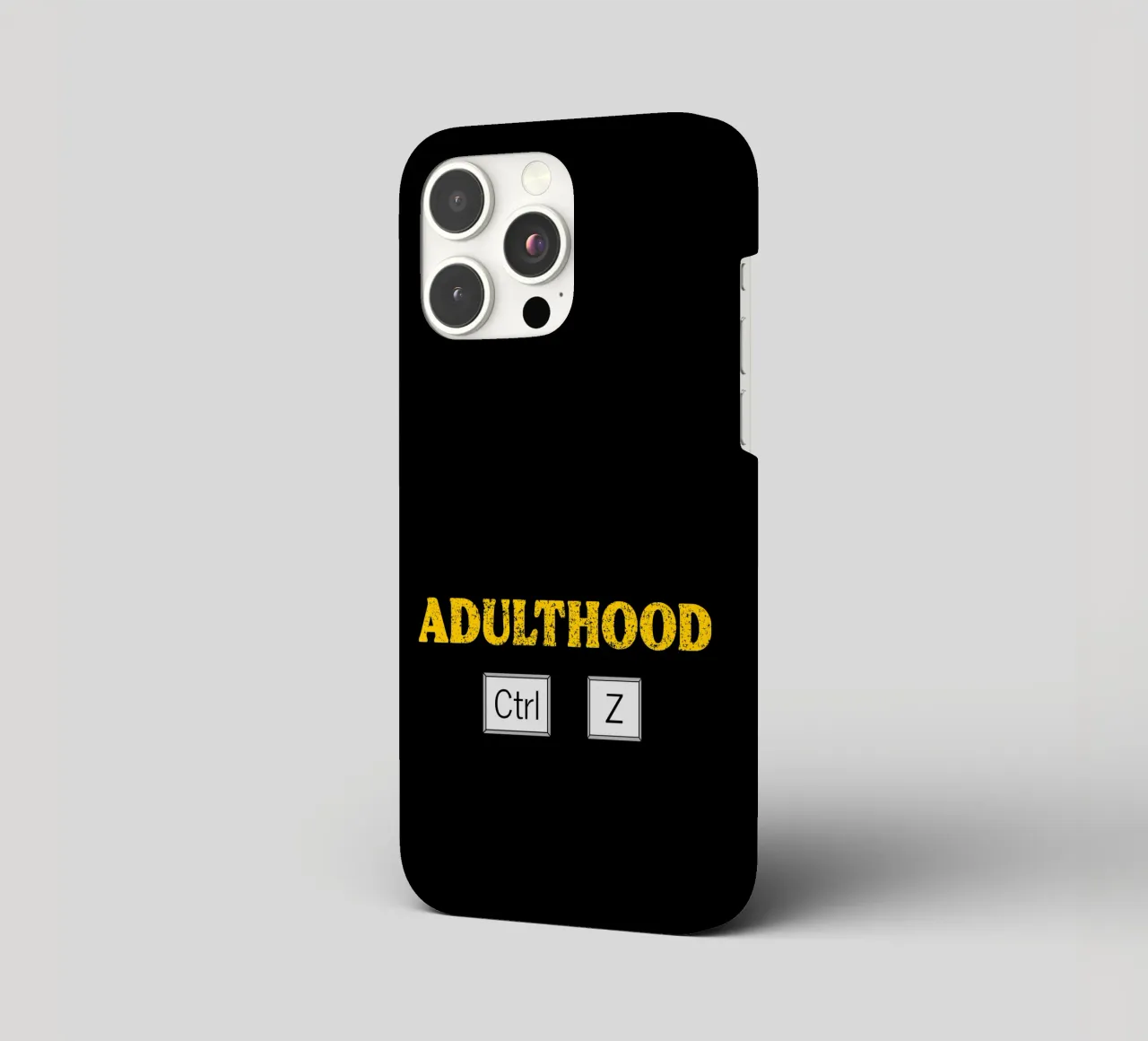 Erwachsensein Ctrl Z Tech Geek Codierung und Programmierung iPhone Hülle von sillyindustries