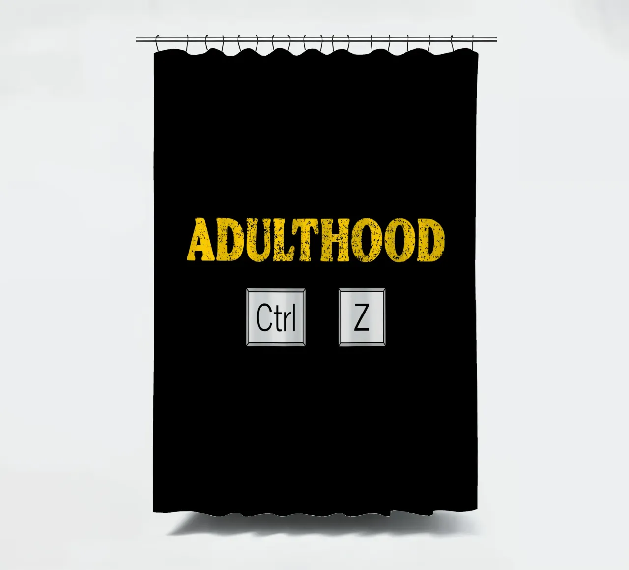 L'âge adulte Ctrl Z Tech Geek Codage et programmation rideau de douche de sillyindustries