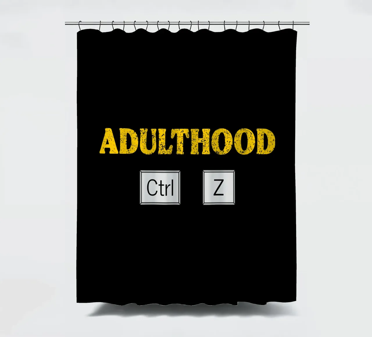 L'âge adulte Ctrl Z Tech Geek Codage et programmation rideau de douche de sillyindustries