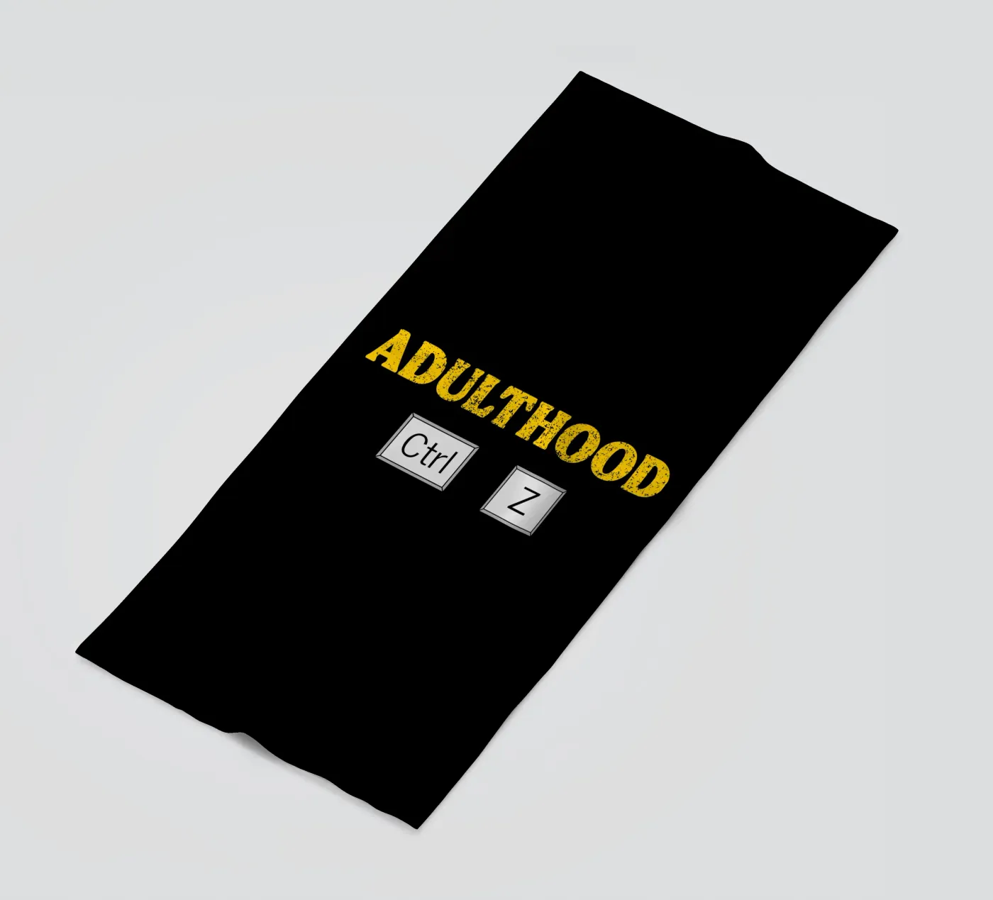 Adulthood Ctrl Z Tech Geek Coding and Programming strandhanddoek van sillyindustries