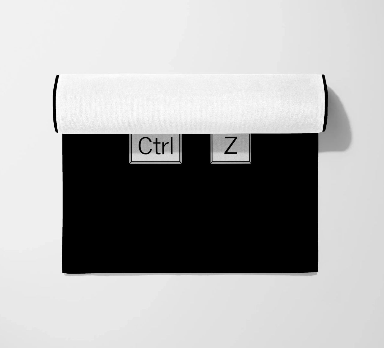 Volwassenheid Ctrl Z Tech Geek Coderen en programmeren strandhanddoek van sillyindustries