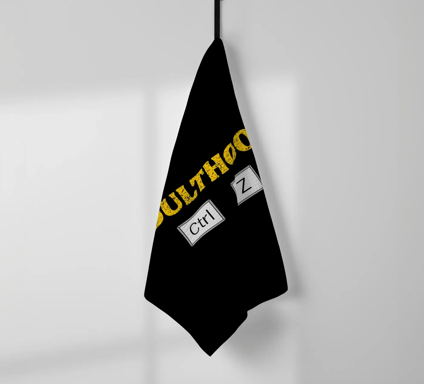 Adulthood Ctrl Z Tech Geek Coding and Programming tea towel by sillyindustries