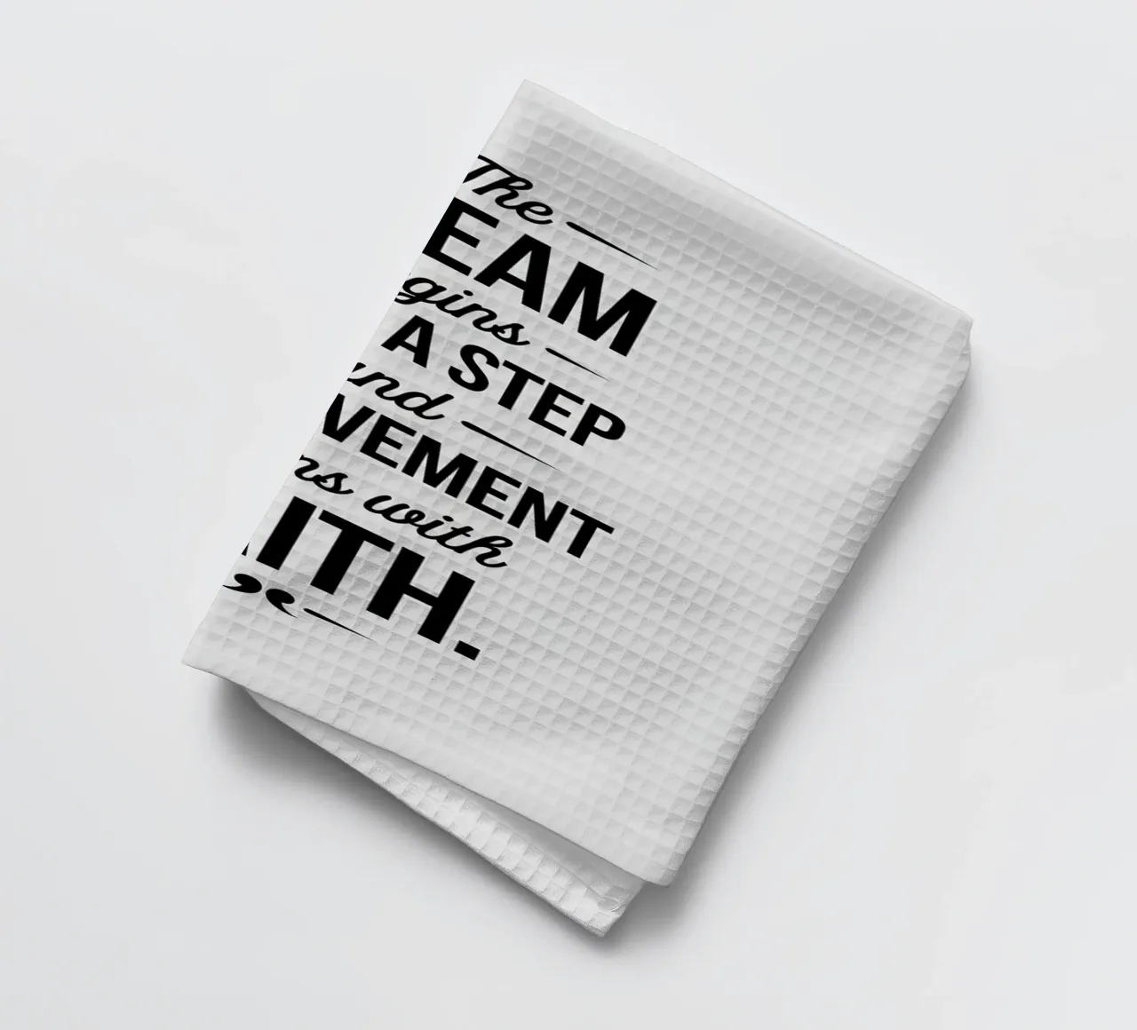 Le rêve commence par un pas, et l'accomplissement commence par un échec. torchon de logic