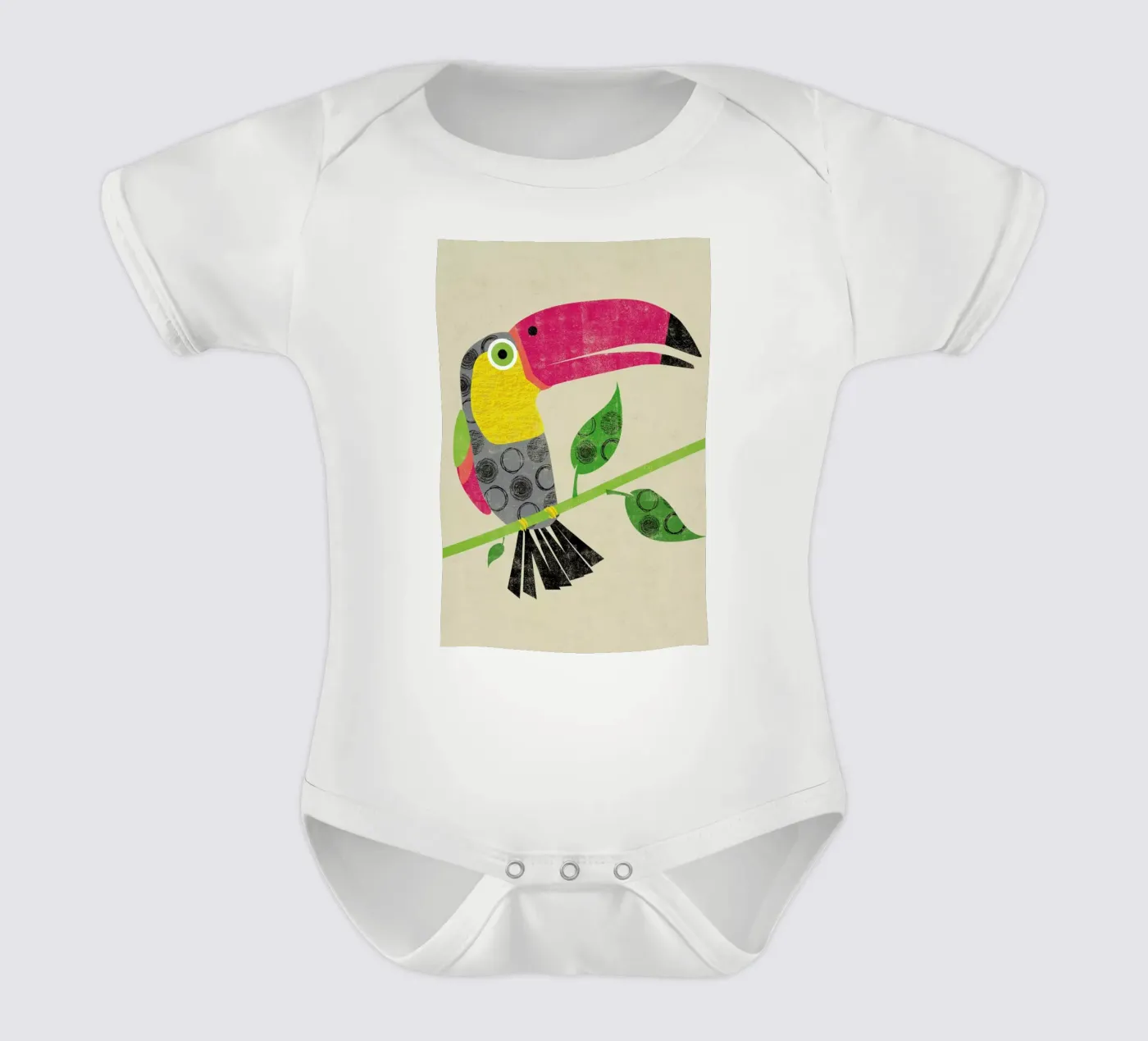 Toucan body neonato maniche corte da Rocket68