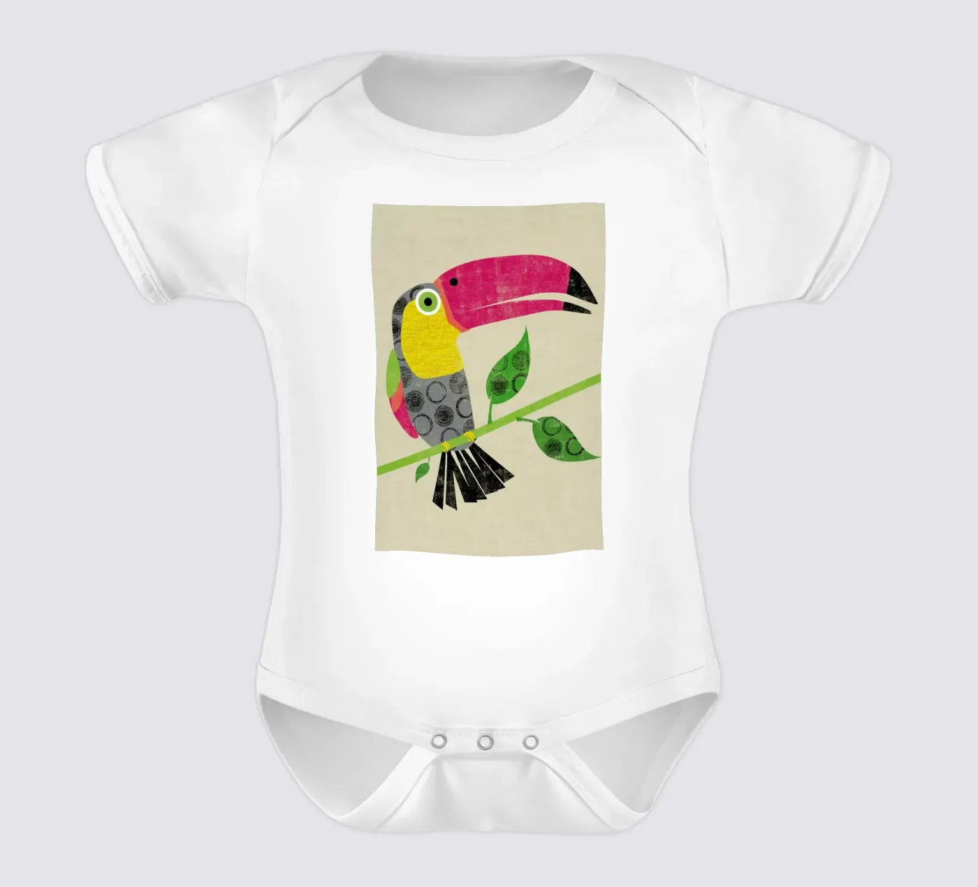 Toucan body neonato maniche corte da Rocket68